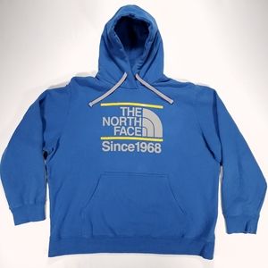The North Face Hoodie Sweatshirt Men's Size  XXL Color Blue Good Condition!
